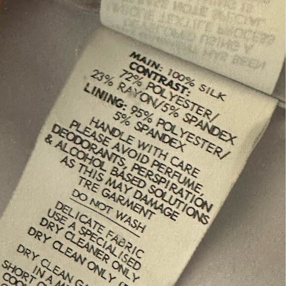 NICHOLAS Blue Silk Structured Tank Top Cut Out Regency Romantic Twee Coquette 8 - Picture 9 of 12